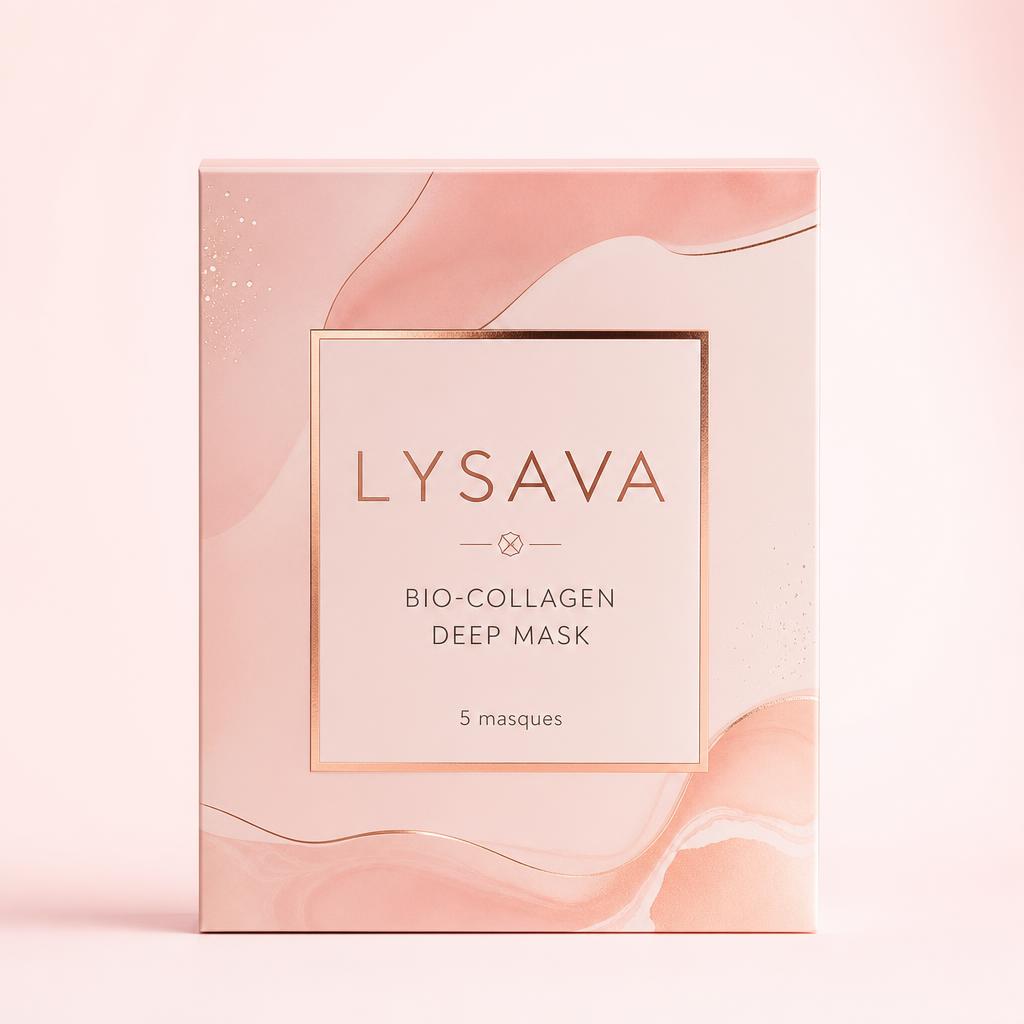 Boîte de 5 masques LYSAVA Bio-Collagen Deep Mask