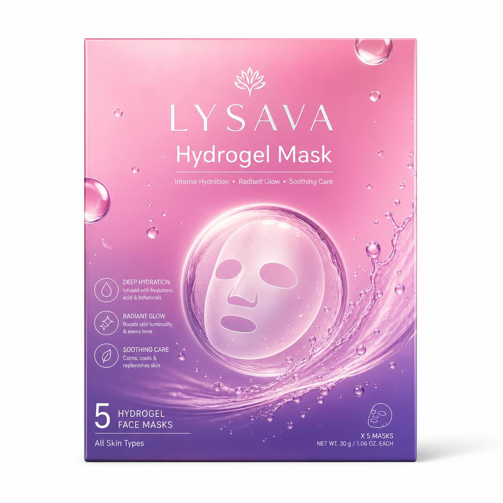 Boîte de 5 masques LYSAVA Hydrogel Mask